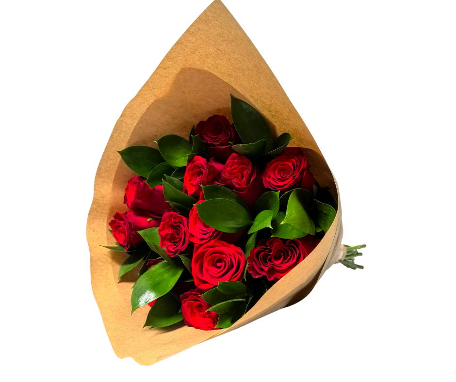 12 Red Roses Arrangement - Jihaans Flower Emporium