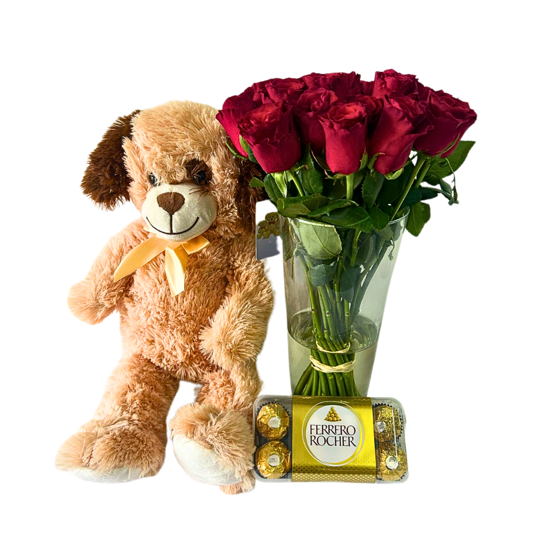 'I Love You' gift Set - Jihaans Flower Emporium