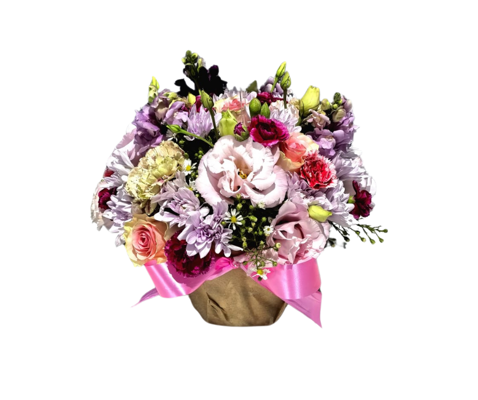 Soft Blush Garden arrangement - Jihaans Flower Emporium