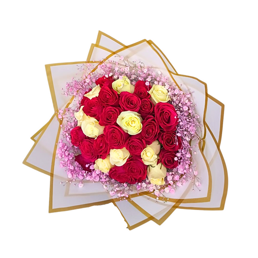 Rose Symphony Bouquet - Jihaans Flower Emporium