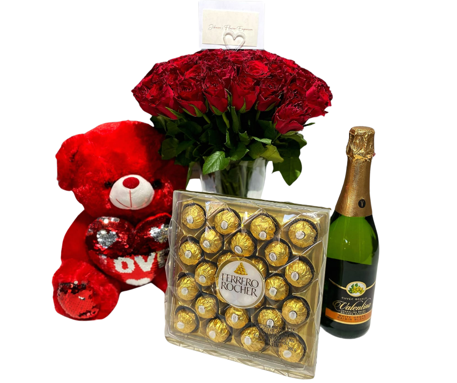 The Romantic Gift Set - Jihaans Flower Emporium