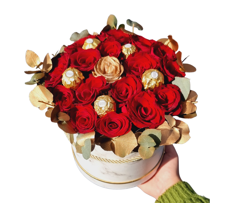 Rustic Rose Bucket - Jihaans Flower Emporium