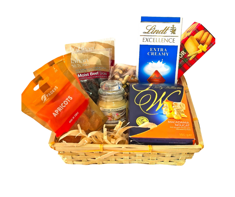 The Savour and Soothe Gift Basket - Jihaans Flower Emporium