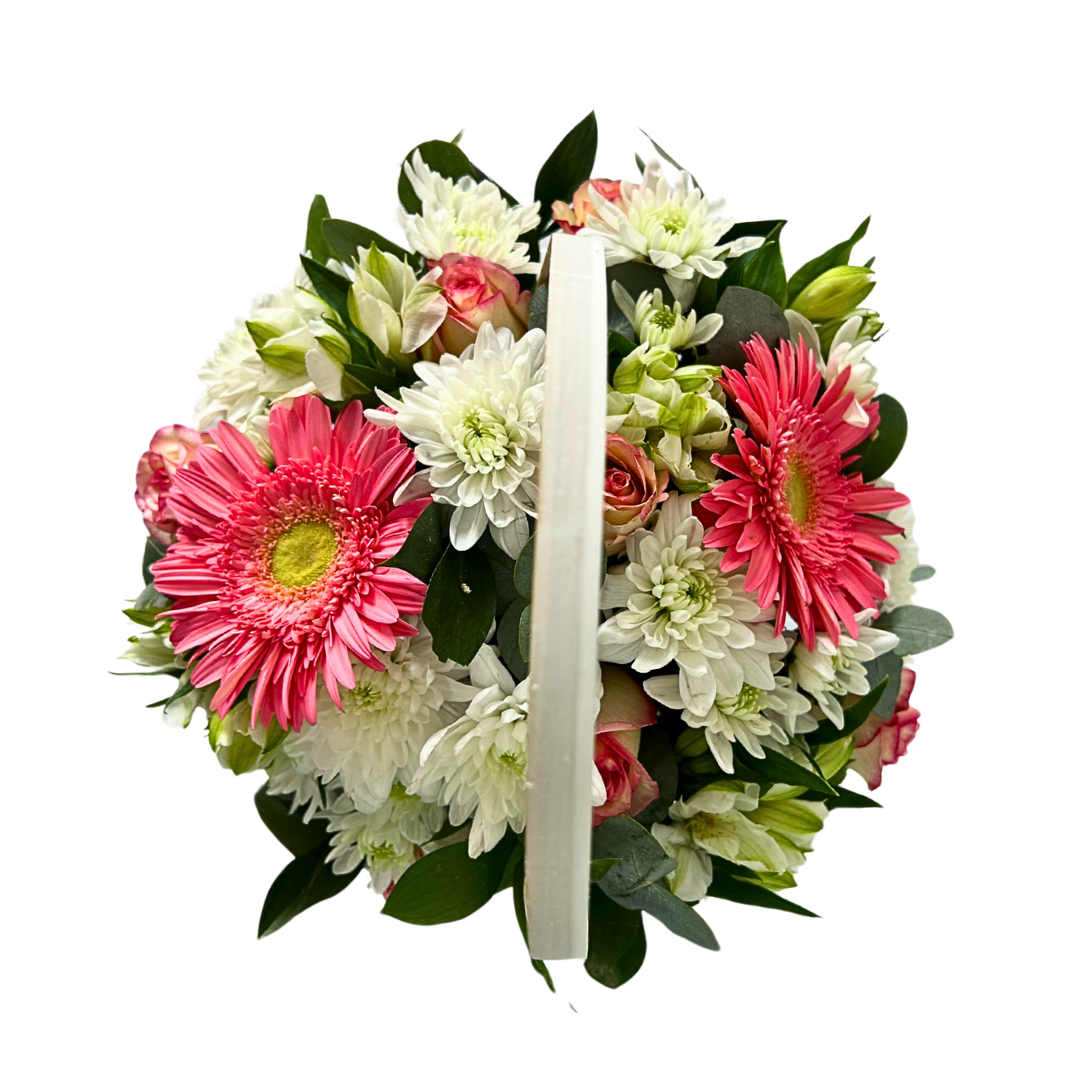 Touches of pink basket - Jihaans Flower Emporium