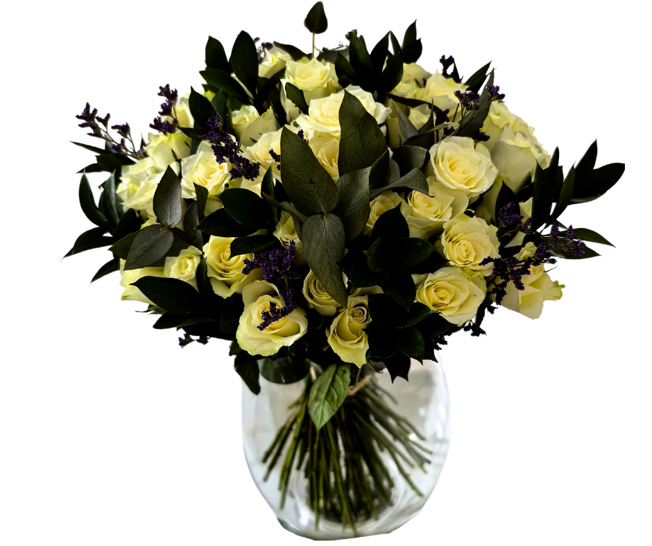 Pure and Graceful - large arrangement (with vase) - Jihaans Flower Emporium