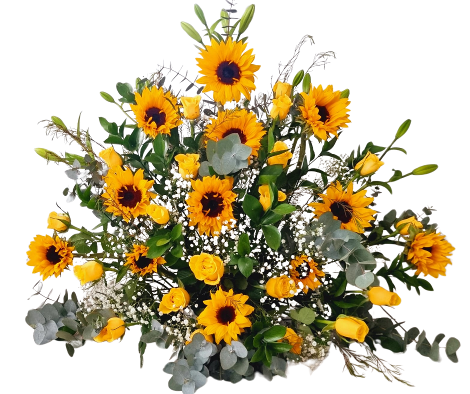 Sunflower upright arrangement - Jihaans Flower Emporium