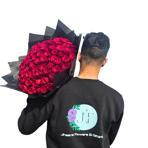 60 Stem Red Roses - Jihaans Flower Emporium