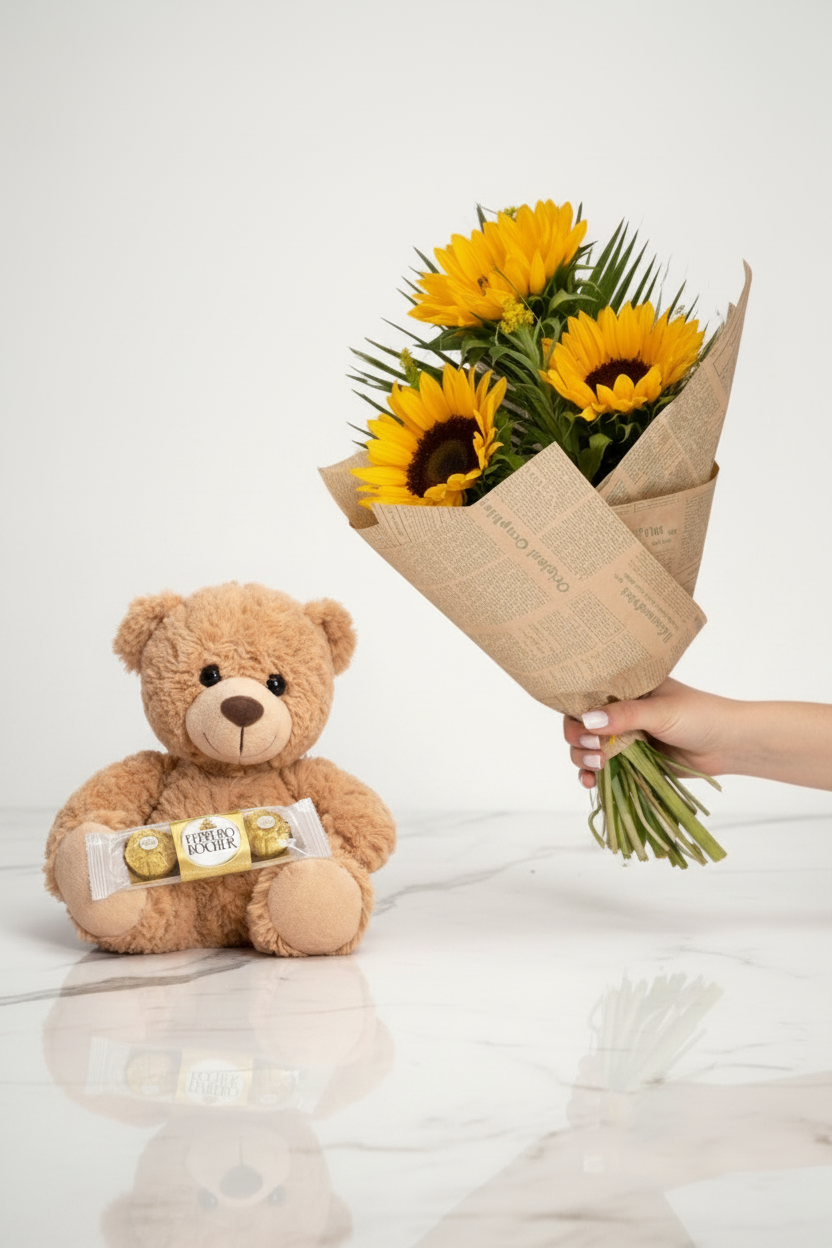 Sunny Smiles Gift Set - Jihaans Flower Emporium