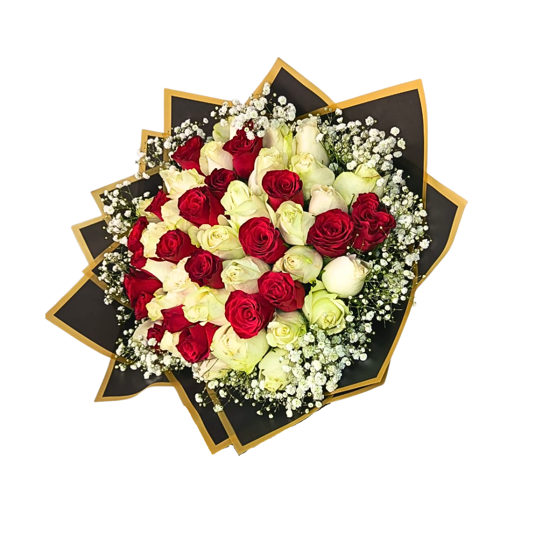 Classic Romance Bouquet - Jihaans Flower Emporium