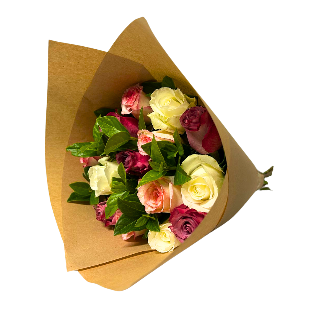 Pastal Roses Arrangement - Jihaans Flower Emporium