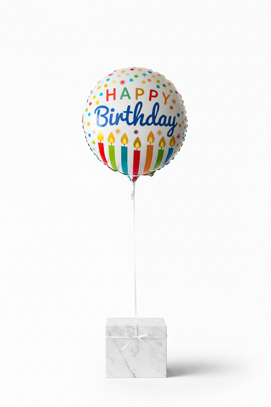 Colorful birthday balloon from Singular by My Store with festive design, perfect for celebrations and parties.