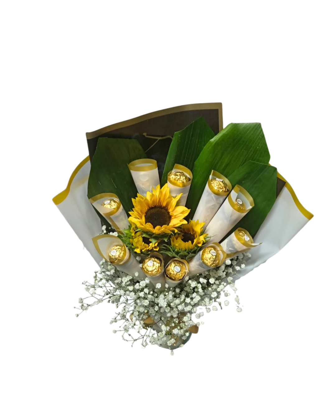 Golden Glow Sunflower Bouquet - Jihaans Flower Emporium