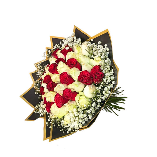 Classic Romance Bouquet - Jihaans Flower Emporium