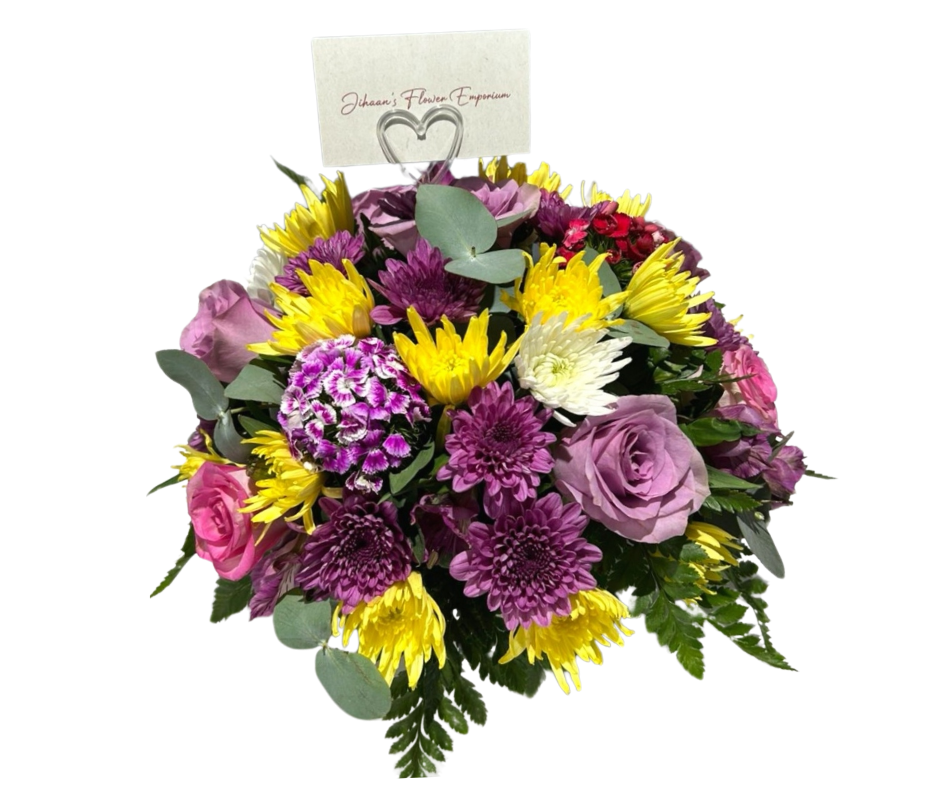 Tropical Basket Posy - Jihaans Flower Emporium