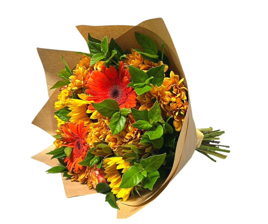 Golden Glow Bouquet - Jihaans Flower Emporium