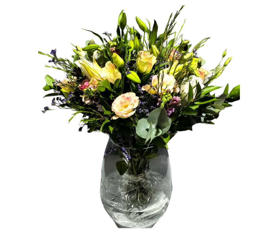 Relentless Beauty Arrangement (with vase) - Jihaans Flower Emporium