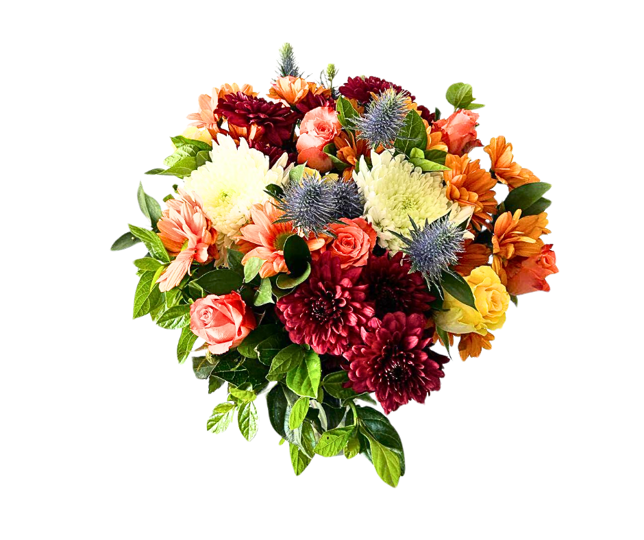 Rustic Radiance Arrangement - with vase - Jihaans Flower Emporium