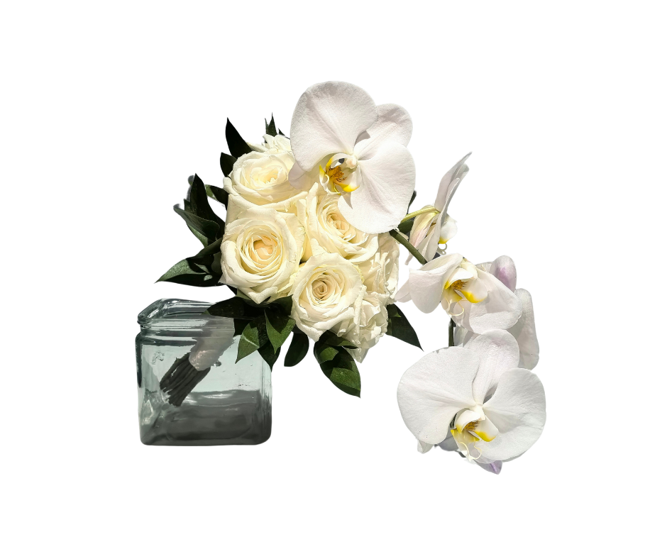 Bridal Bouquet with Orchid - Jihaans Flower Emporium