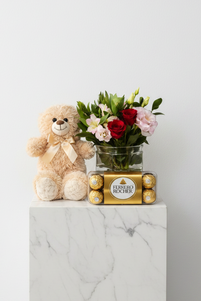 Lucky in-love set from My Store featuring a stylish collection of accessories with heart-themed designs.