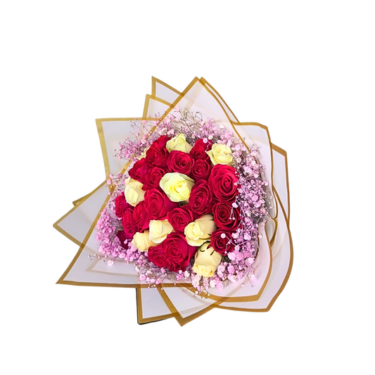 Rose Symphony Bouquet - Jihaans Flower Emporium