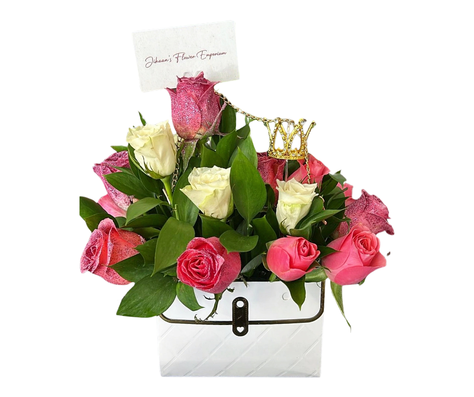 Drop Dead Gorgeous - Handbag Arrangement - Jihaans Flower Emporium