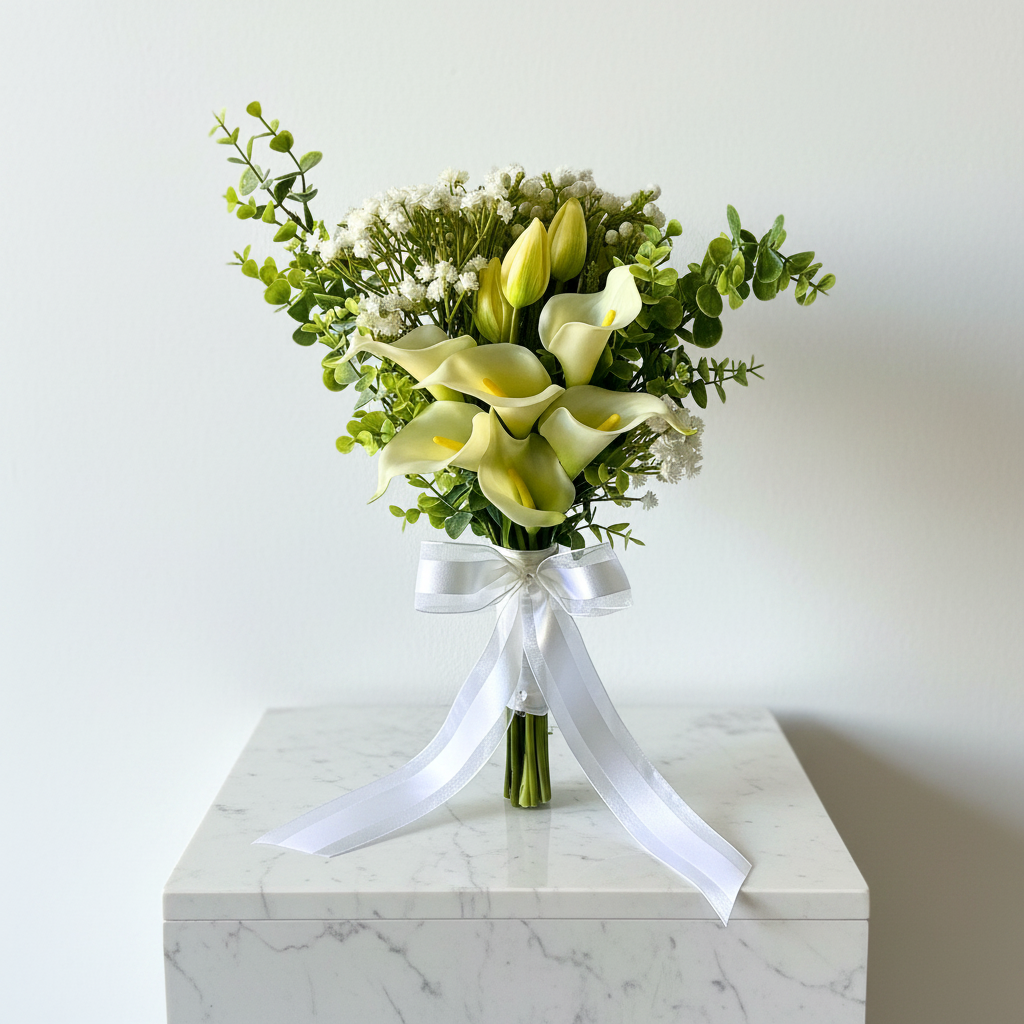 Artificial Arum Lillie Bouquet - Jihaans Flower Emporium