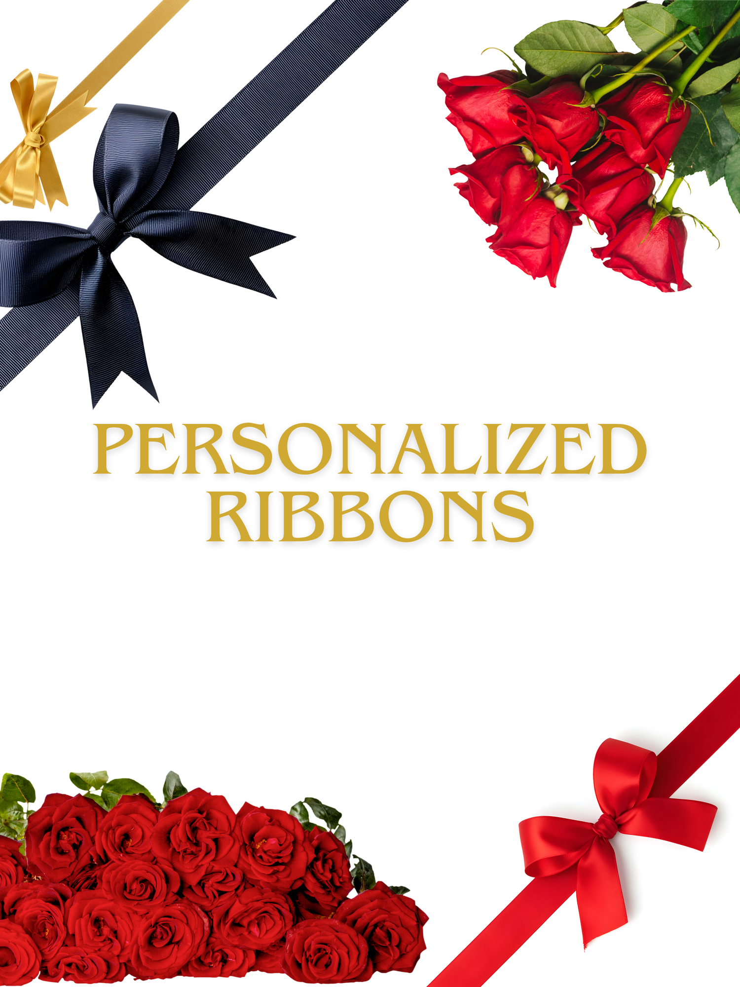 Personalized Ribbon Bouquets