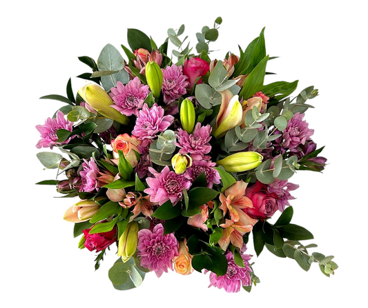 Elegant Harmony Arrangement (with vase) - Jihaans Flower Emporium