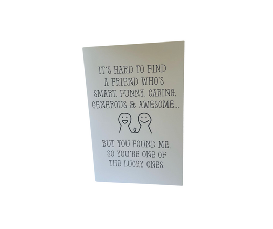 Friendship Greeting Card  (Assorted) - Jihaans Flower Emporium