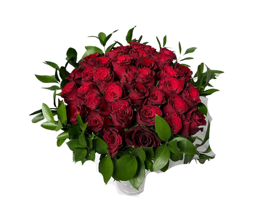 36 Red Roses (with a vase) - Jihaans Flower Emporium