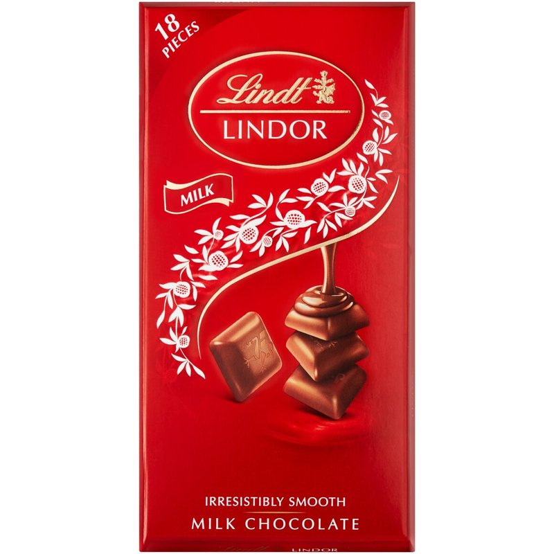 Lindt Lindor 100g Slab - Jihaans Flower Emporium