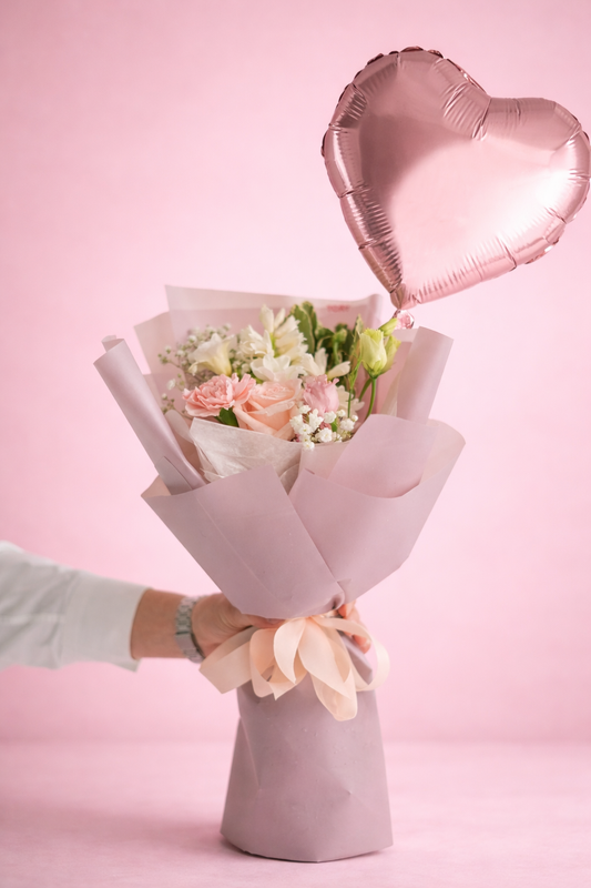 Rose Whispers Bouquet - Jihaans Flower Emporium