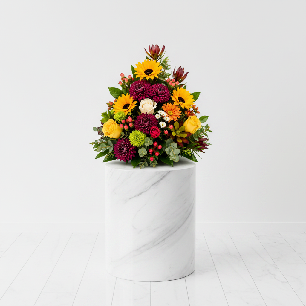 Autumn Glow Tribute Arrangement