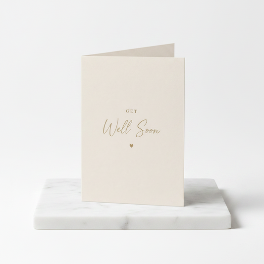 Assorted get well soon greeting cards with colorful floral and uplifting designs, perfect for sending warm wishes.