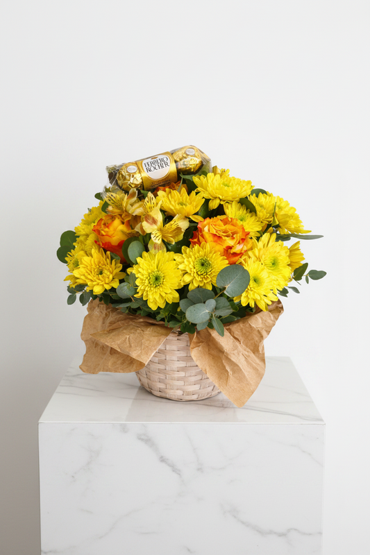 Sunshine and Sweetness Basket - Jihaans Flower Emporium