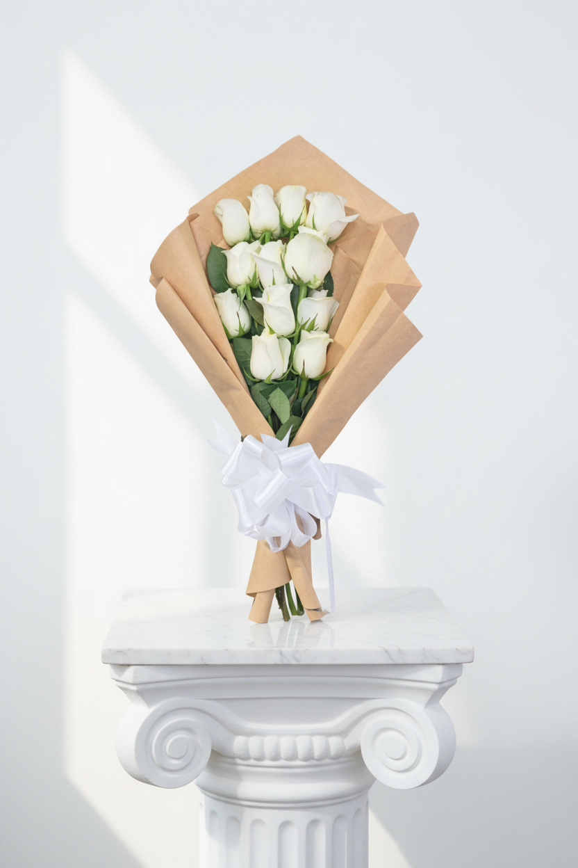 Rose Cascade Bouquet - Choose your own Colour