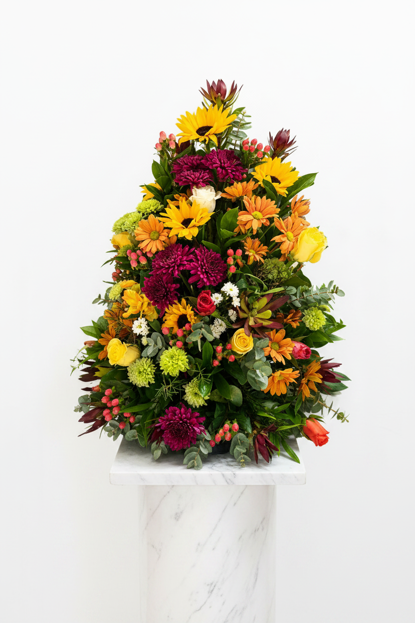 Autumn Glow Tribute Arrangement