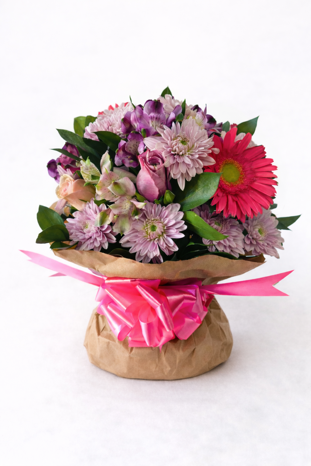 Colorful petal poetry floral arrangement with vibrant mixed flowers, perfect for home decor or gifting by My Store.