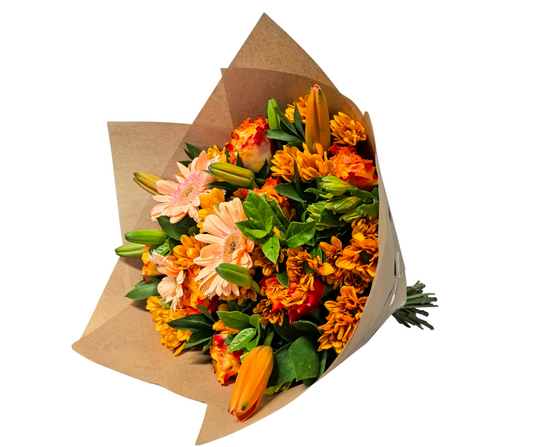 Peaches and Cream Arrangement - Jihaans Flower Emporium