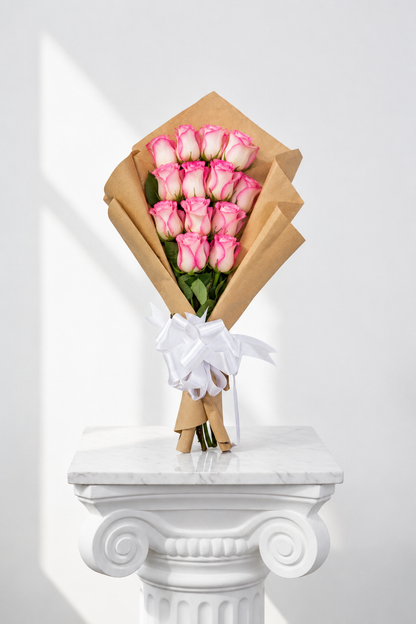 Rose Cascade Bouquet - Choose your own Colour