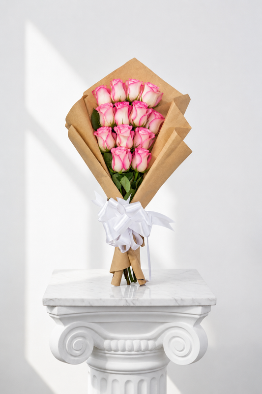 Rose Cascade Bouquet - Choose your own Colour