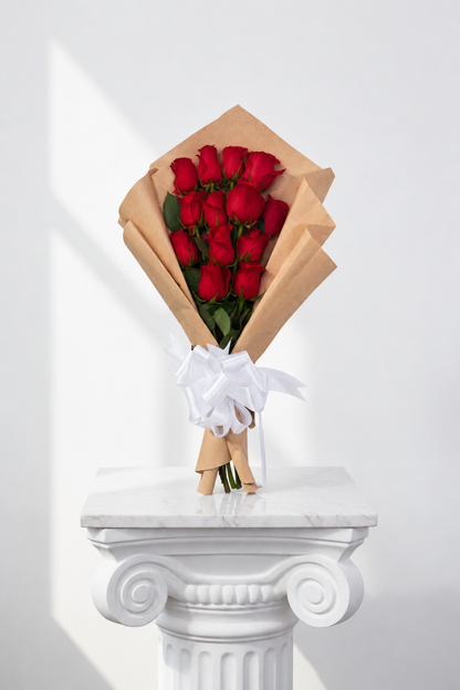 Rose Cascade Bouquet - Choose your own Colour