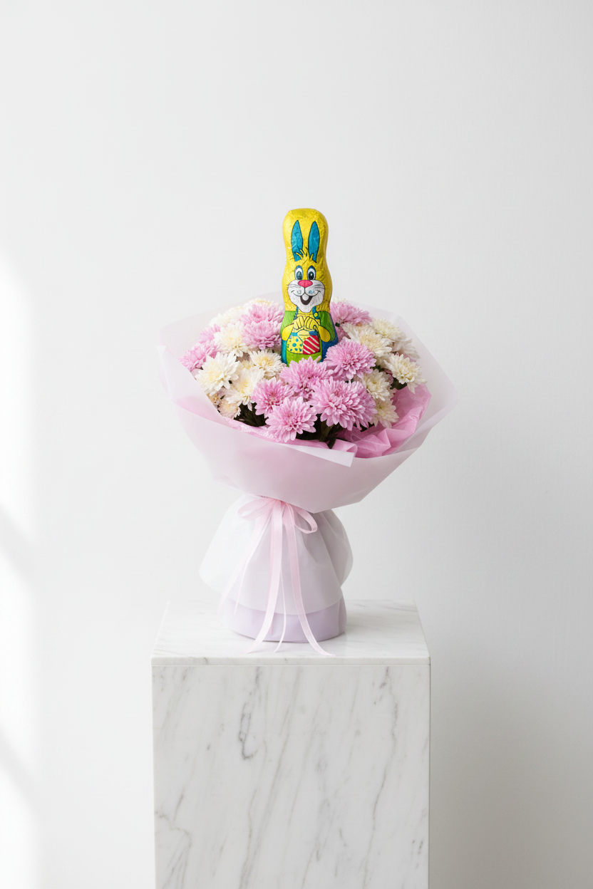 Colorful Blossom Bunny Bouquet of fresh flowers from Jihaans Flower Emporium, featuring vibrant blooms and lush greenery.