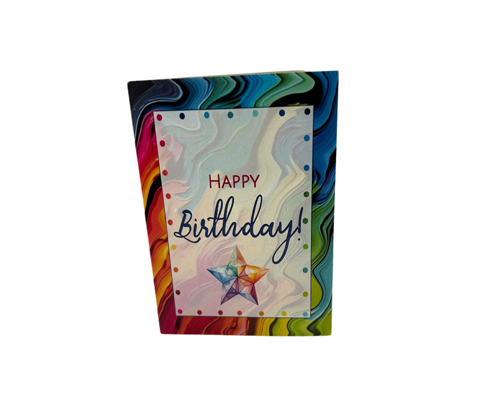 Happy Birthday Greeting Card (Assorted) - Jihaans Flower Emporium