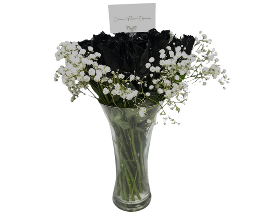 Black and Beautiful Bunch - Jihaans Flower Emporium