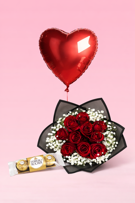 Sweetheart Rose set - Jihaans Flower Emporium