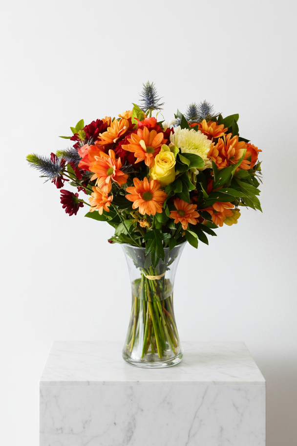 Rustic Radiance Arrangement - with vase