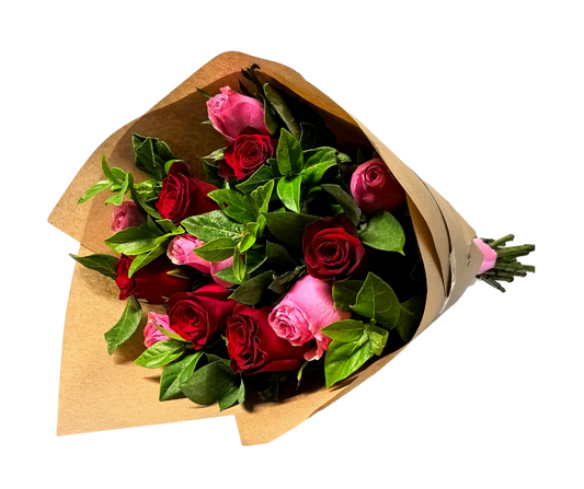 Twelve stems of admiration bouquet - Jihaans Flower Emporium