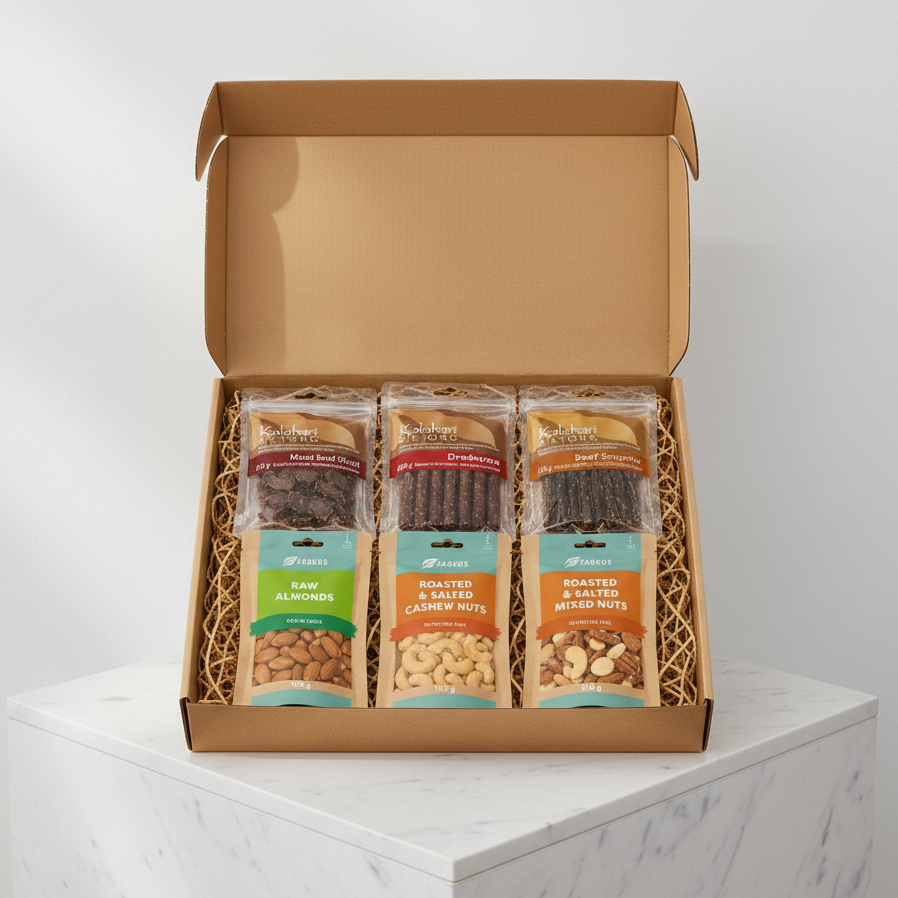 The Nut & Biltong Snack Box