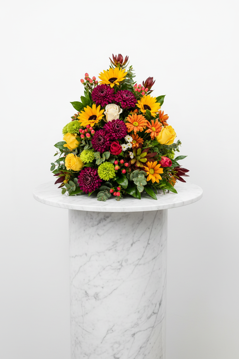 Autumn Glow Tribute Arrangement